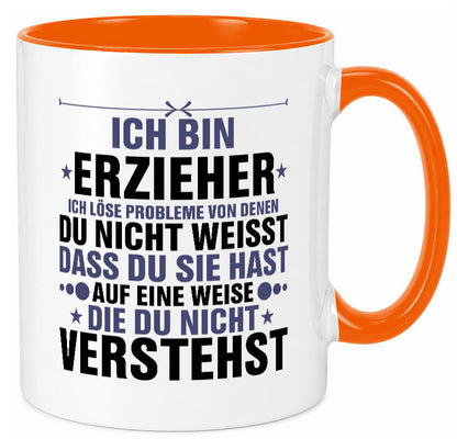Löse Probleme: Erzieher | Pädagoge Schule v2 lustiger Spruch Geschenk Humor
