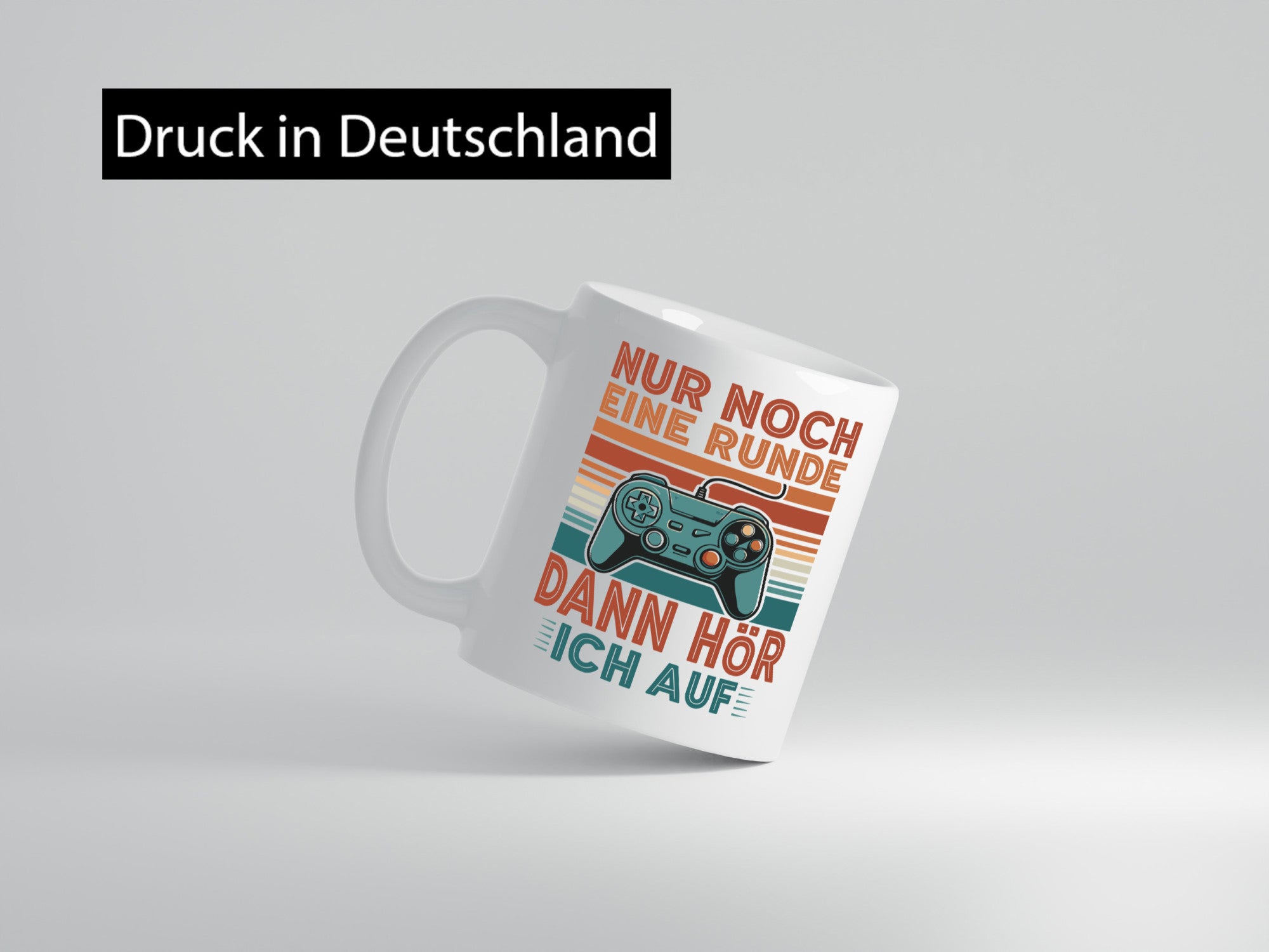 Nur noch eine runde dann hör ich auf | Gamer Zocker v2 Humor Geschenkidee Tasse