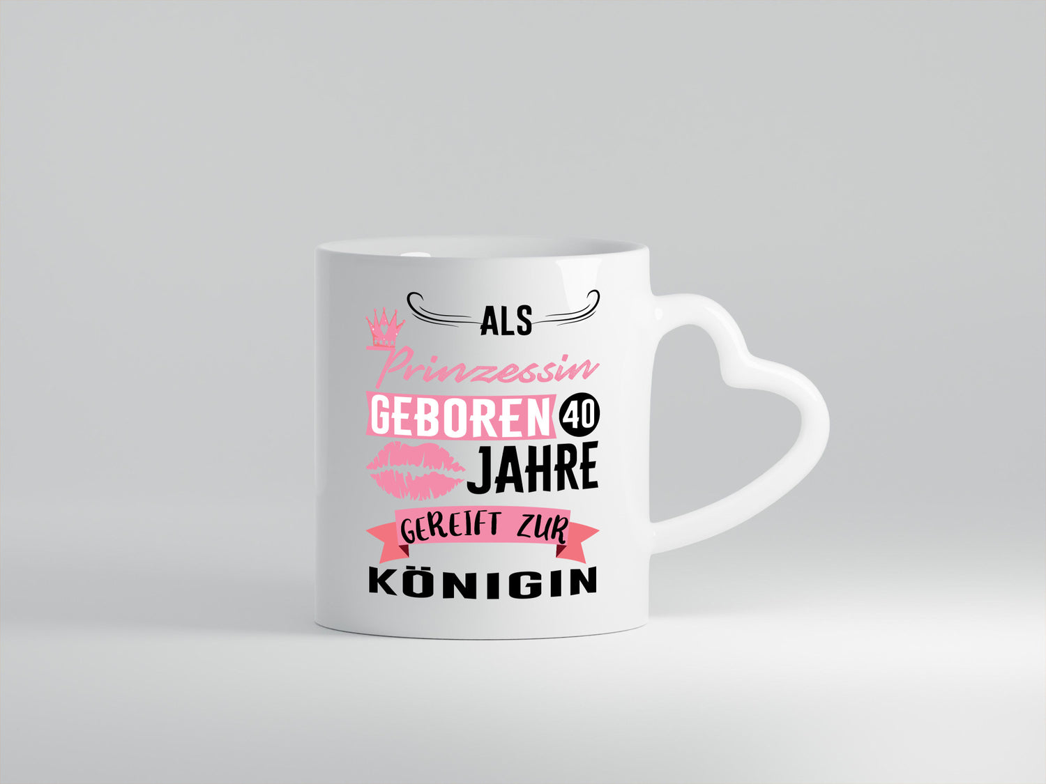 Als Prinzessin Geboren | 40. Geburtstag Ich bin Königin Geschenk Geschenkidee