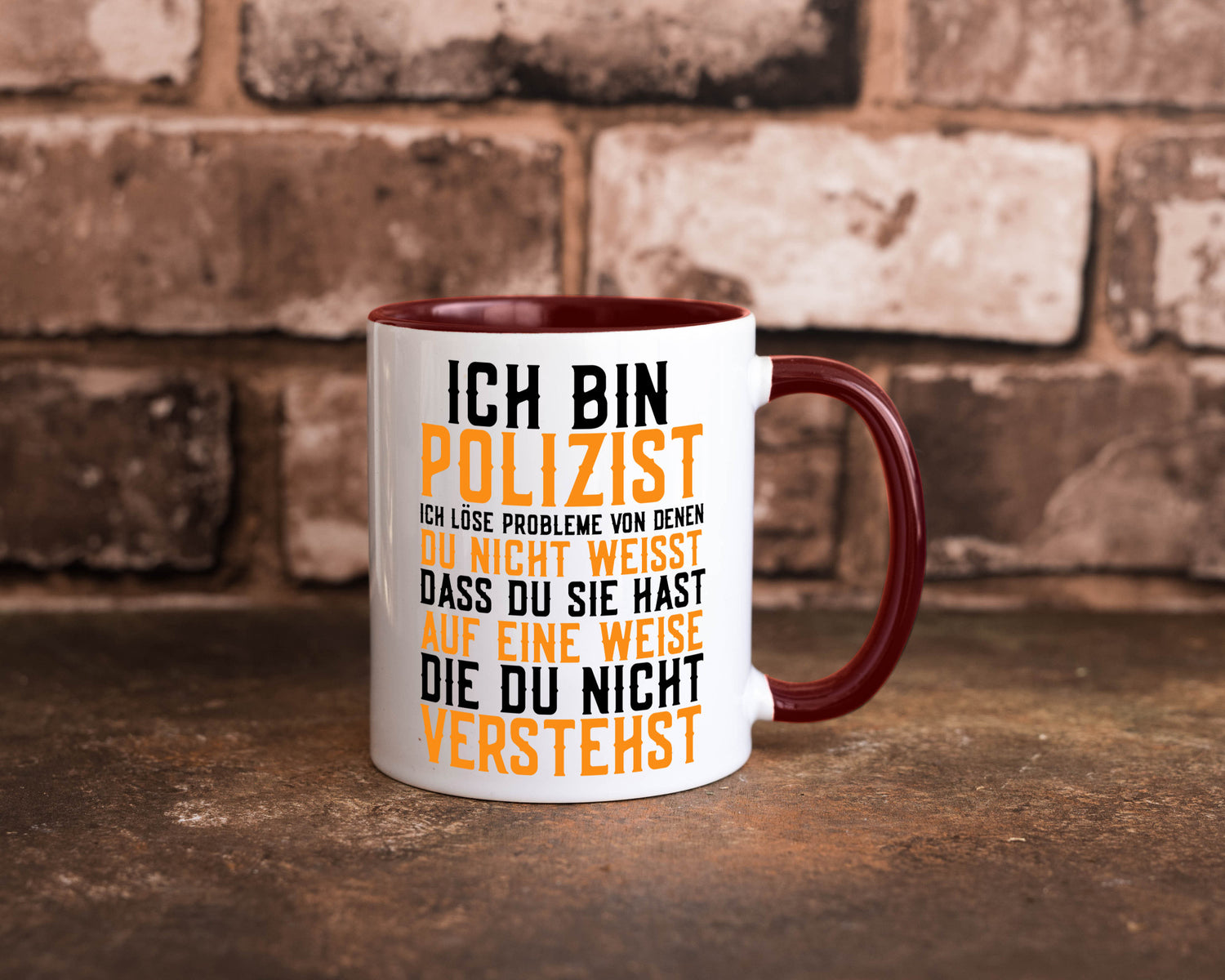 Ich bin Polizist | Polizei Beruf Job lustiger Spruch Geschenk Arbeit Kollegen