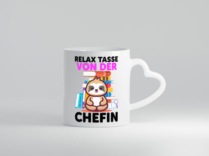 Relax Tasse: Chefin | Führungskraft Vorgesetzte Humor Arbeit Kollegen Büro