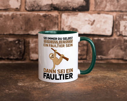 Sei du selbst Humor Geschenkidee Tasse
