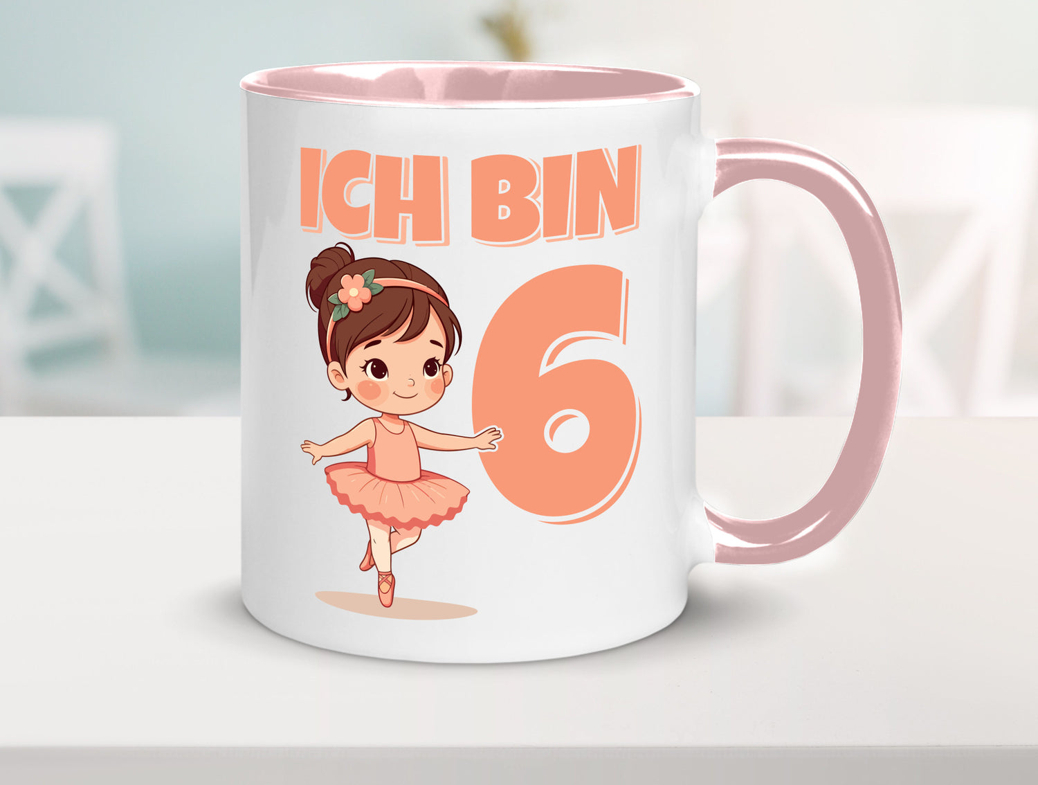 6 Geburtstag | Jahre Ballerina Mädchen Ballet lustig Geschenkidee Geschenk Tasse