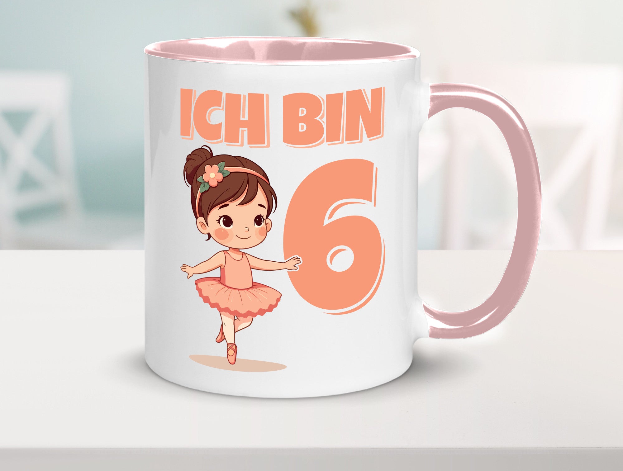 6 Geburtstag | Jahre Ballerina Mädchen Ballet lustig Geschenkidee Geschenk Tasse