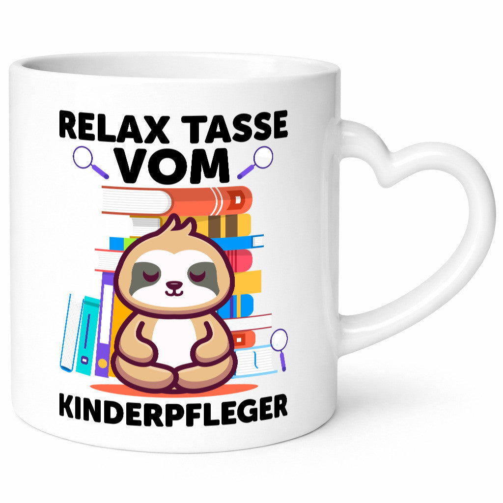 Relax Tasse: Kinderpfleger | Pfleger Kinder lustiger Spruch Geschenk Humor