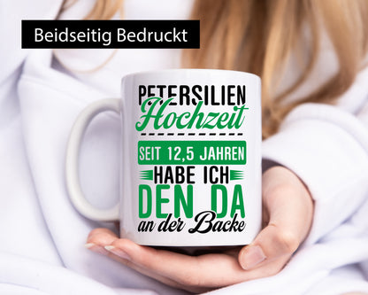 Petersilien Hochzeit | 12,5 Jahre Verheiratet Ehepaar lustiger Spruch Geschenk