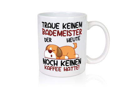 Traue keinem Bademeister | Rettungsschwimmer lustig Humor Geschenkidee Geschenk