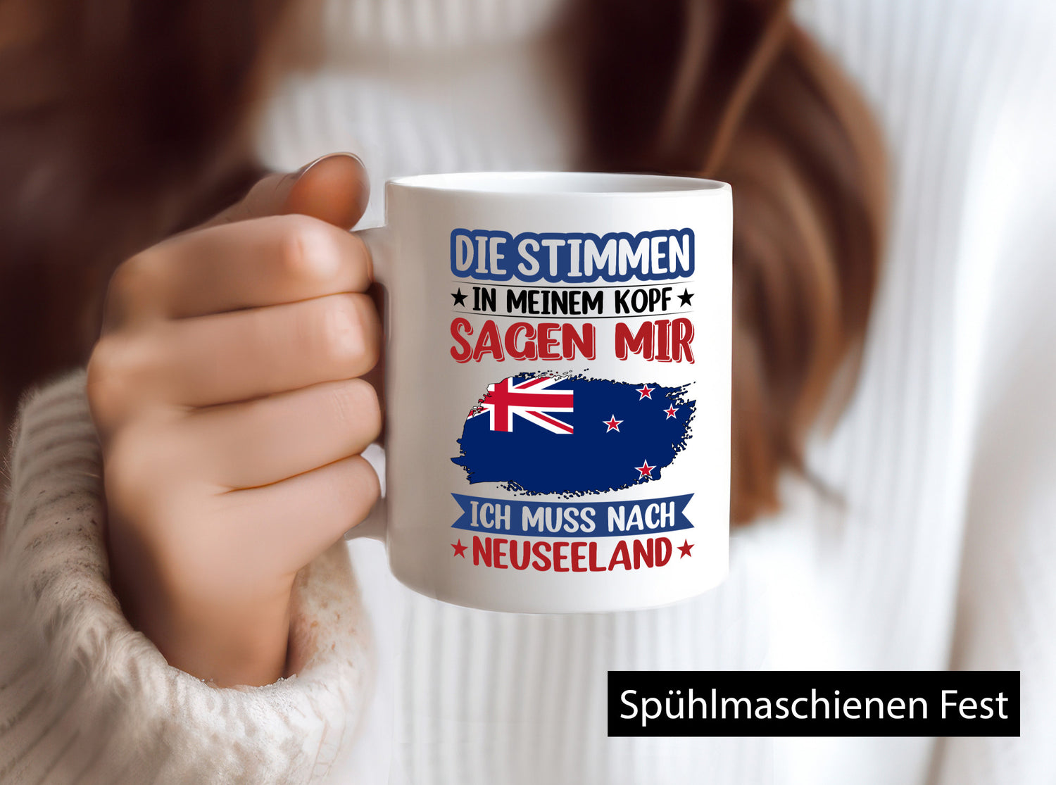 Neuseeland | Urlaub Stimmen in meinem Kopf Traumland lustig Humor Geschenkidee