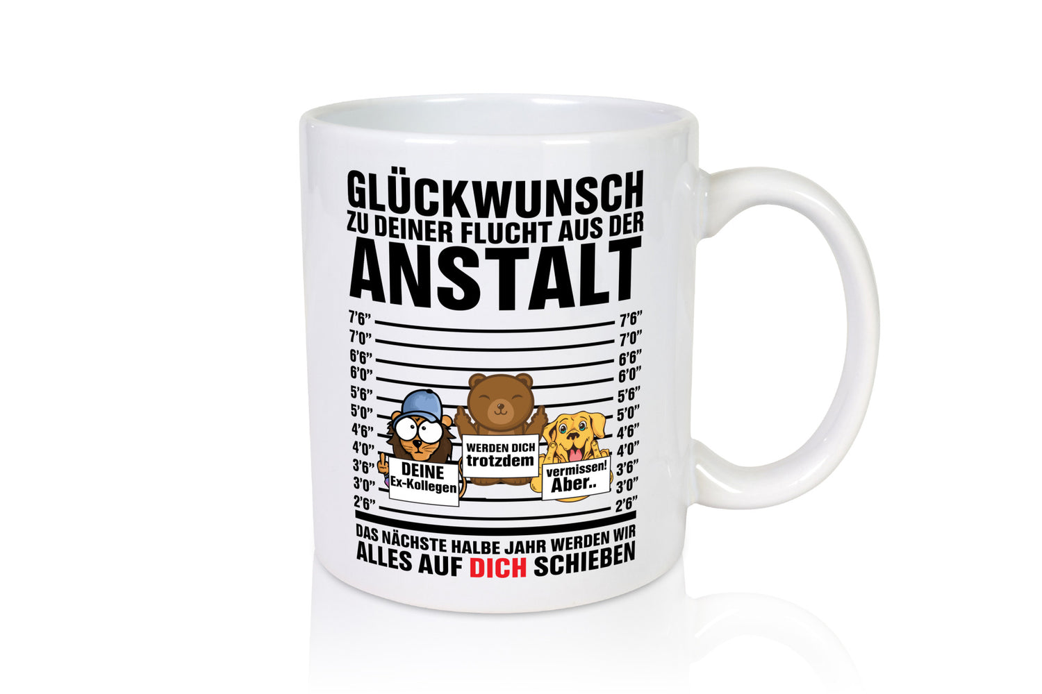 Glückwunsch zur Flucht | Arbeitskollegen Berufswechel Humor Arbeit Kollegen