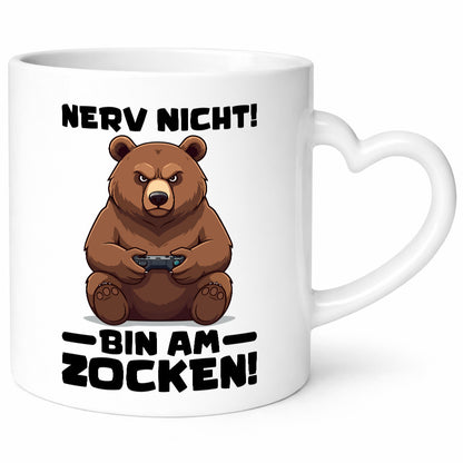 Nerv nicht bin am Zocken | Bär Gamer Zocker lustiger Spruch Geschenk Humor
