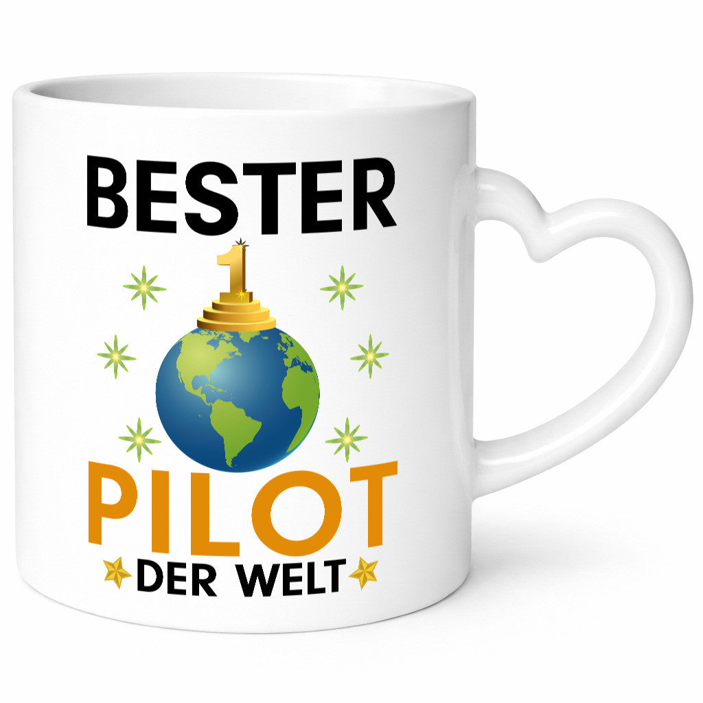 Welt Bester Pilot | Flugzeug Piloten Humor Geschenkidee Tasse
