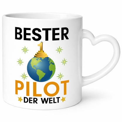 Welt Bester Pilot | Flugzeug Piloten Humor Geschenkidee Tasse