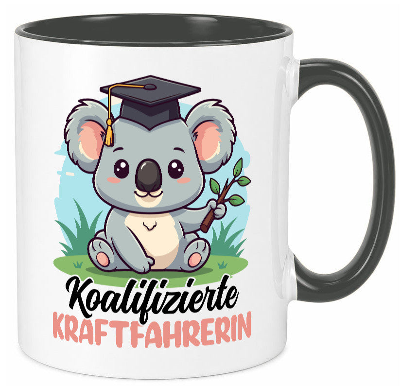 Koalifizierte Kraftfahrerin | Lastwagen LKW Humor Geschenkidee Tasse