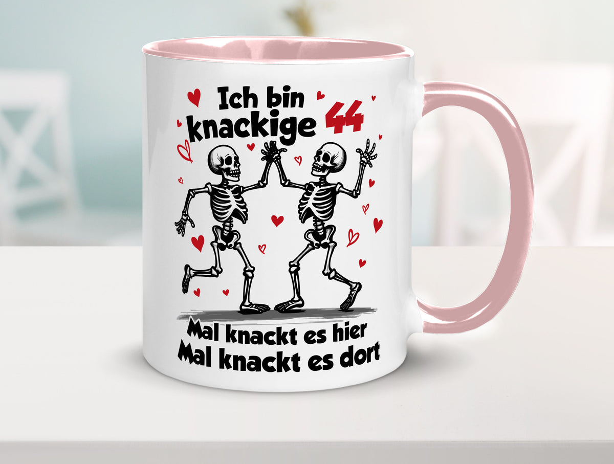 44. Geburtstag | Knackige 44 Ich bin alt v2 lustiger Spruch Geschenk Tasse
