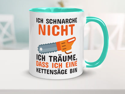 Ich schnarche nicht lustiger Spruch Geschenk Humor Geschenkidee Tasse