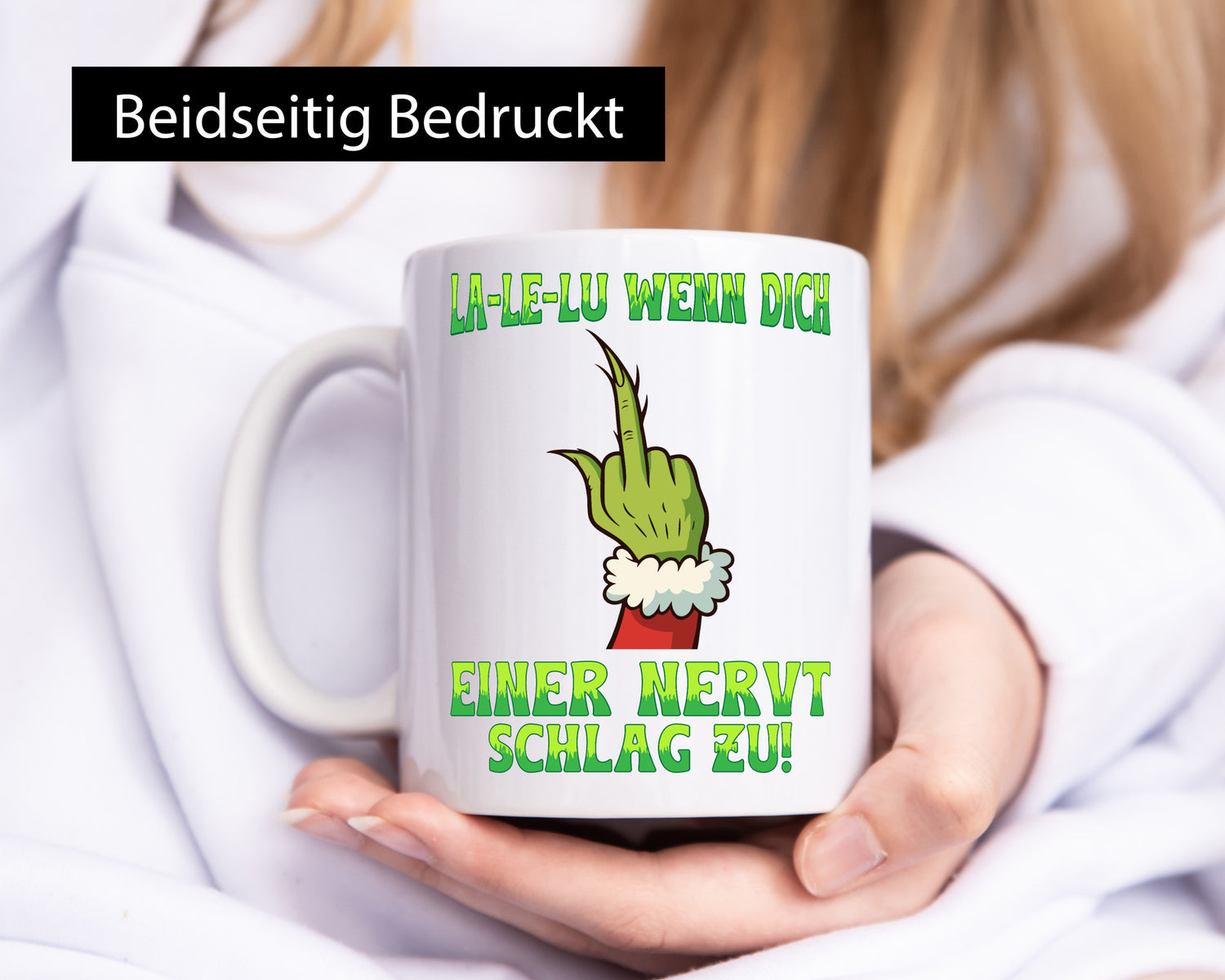 La Le Lu | Weihnachten Weihnachtsmuffel Lichter vl14 Geschenkidee Humor Tasse