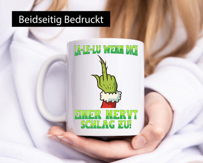 La Le Lu | Weihnachten Weihnachtsmuffel Lichter vl14 Geschenkidee Humor Tasse