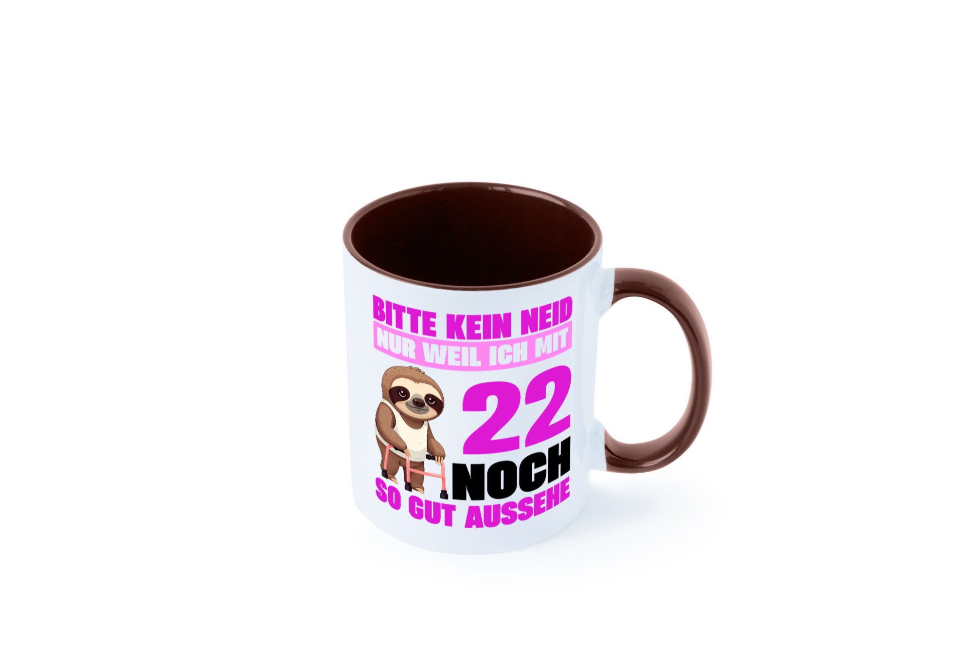 22. Geburtstag | Bitte kein neid Faultier 22 Jahre lustig Geschenkidee Geschenk