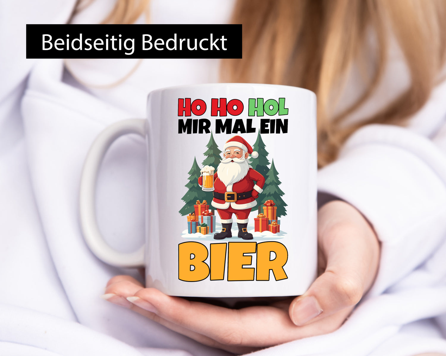 Hol mir mal ein Bier | Ugly Christmas Weihnachten v2 Geschenk Humor