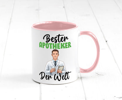 Bester Apotheker | Apotheke Pharmazie v2 Humor Geschenkidee Tasse