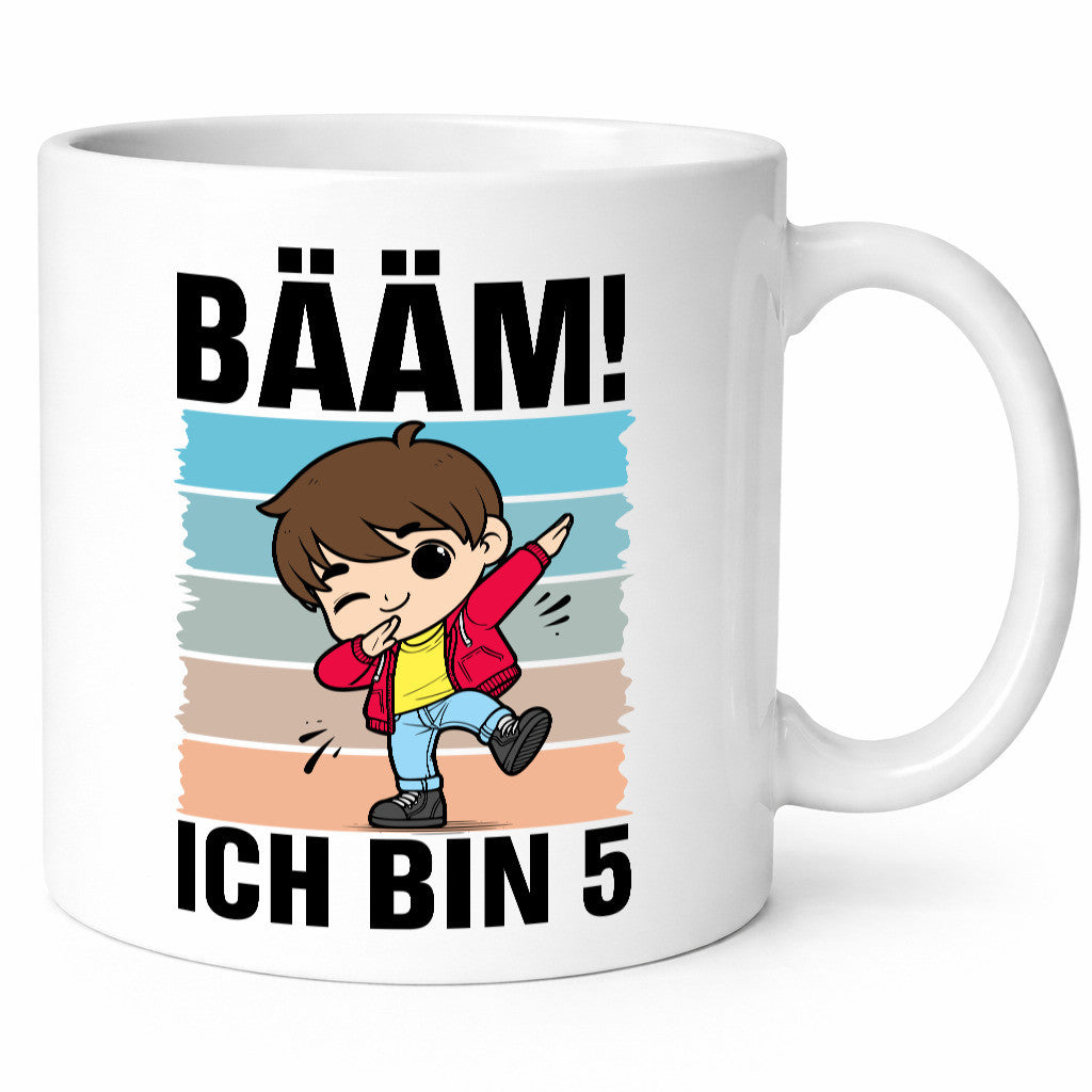 5. Geburtstag | Ich bin 5 Jahre Bäääm Dabbing Kind Geschenkidee Humor Tasse