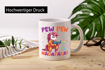 Pew Madafakas vl10 Geschenk Humor Geschenkidee lustiger Spruch Tasse