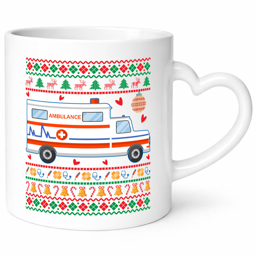 Krankenwagen | Ugly Christmas Emergency lustig Humor Geschenkidee Geschenk Tasse