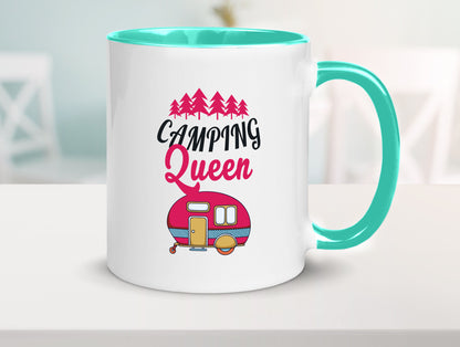 Camping Queen | Natur Lagerfeuer Geschenk Humor Geschenkidee lustiger Spruch