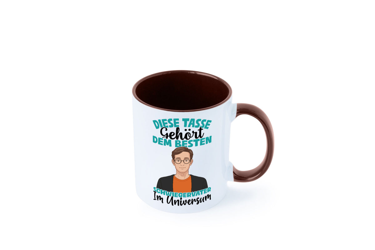 Im Universum: Schwiegervater |Schwiegersohn | Beziehung Geschenkidee Familie Tasse