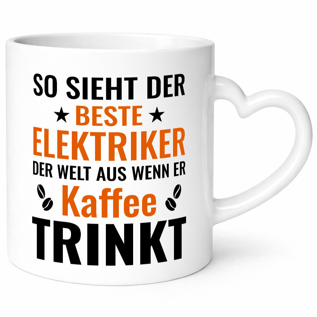 Kaffee trinkt: Elektriker | Elektronik Elektrotechnik Geschenkidee Humor Tasse