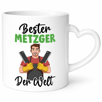 Bester Metzger | Fleischer Metzgerei v2 Geschenkidee Humor Tasse