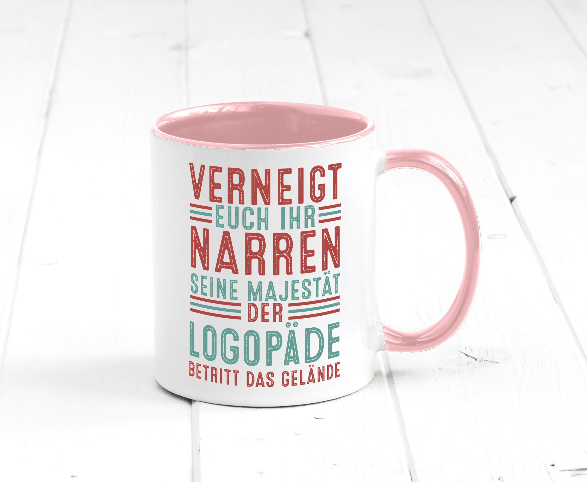 Verneigt euch: Logopäde | Sprachtherapie Geschenkidee Humor Tasse