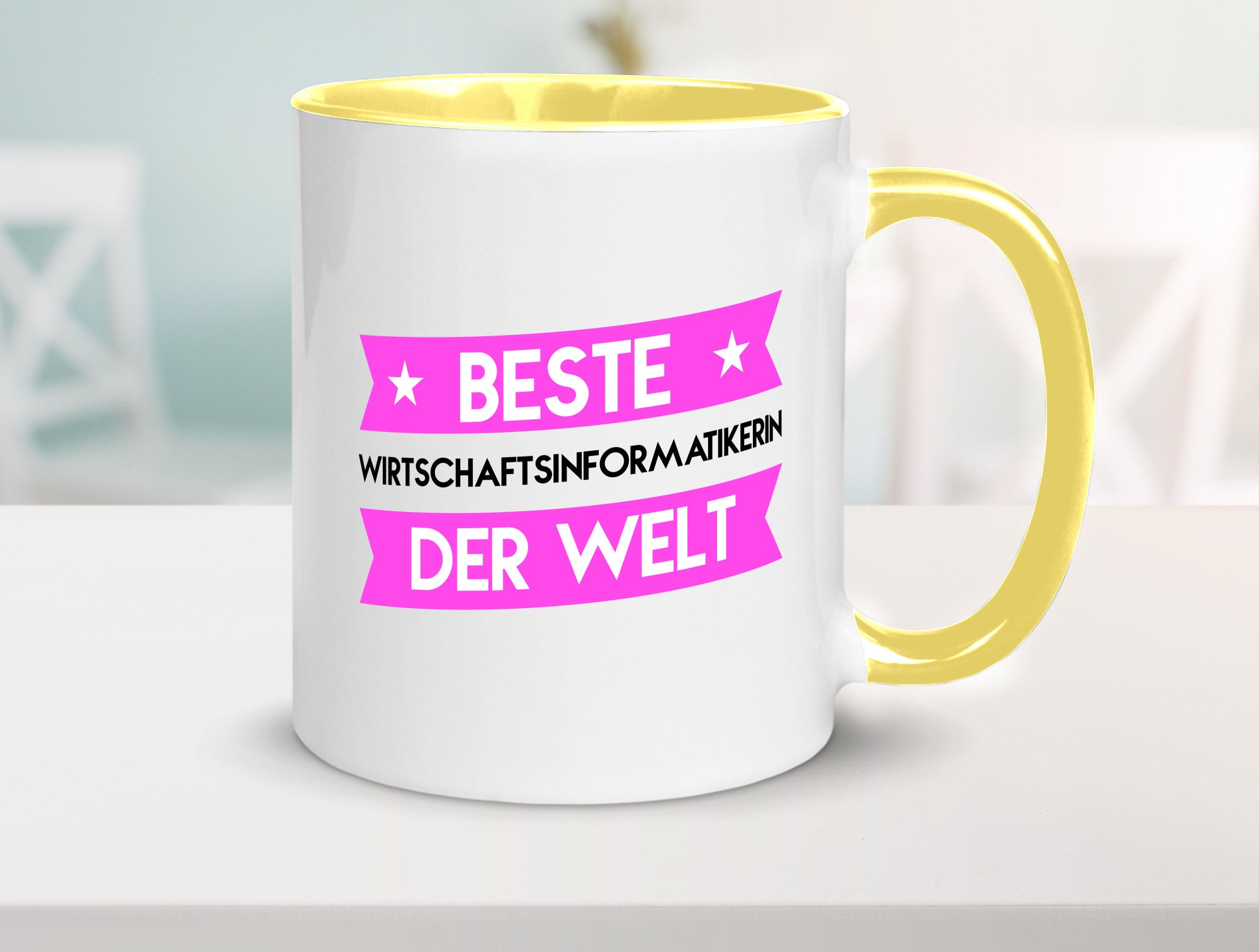 Beste Wirtschaftsinformatikerin | Wirtschaft Informatik Humor Geschenkidee Tasse