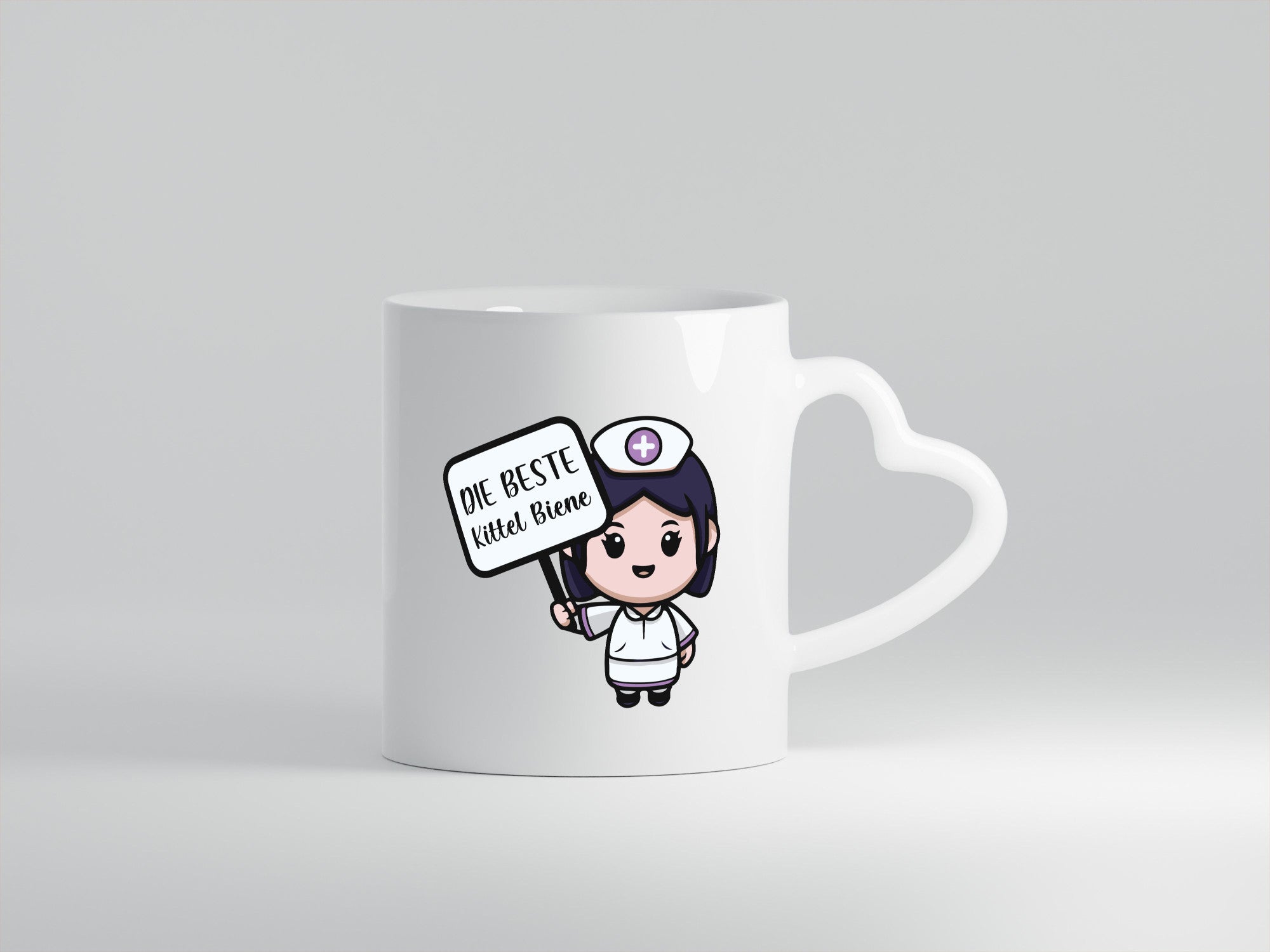 Die beste Kittel Biene | Krankenschwester Schild Geschenkidee Humor Tasse