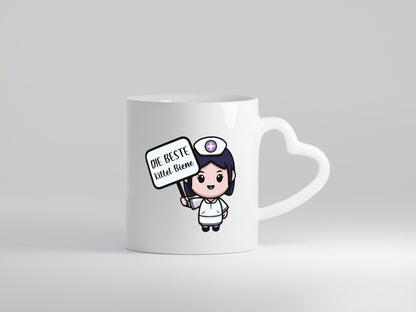Die beste Kittel Biene | Krankenschwester Schild Geschenkidee Humor Tasse