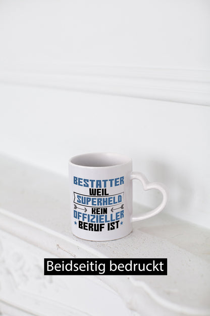 Superheld Bestatter | Bestattung Totengräber lustig Humor Geschenkidee Geschenk