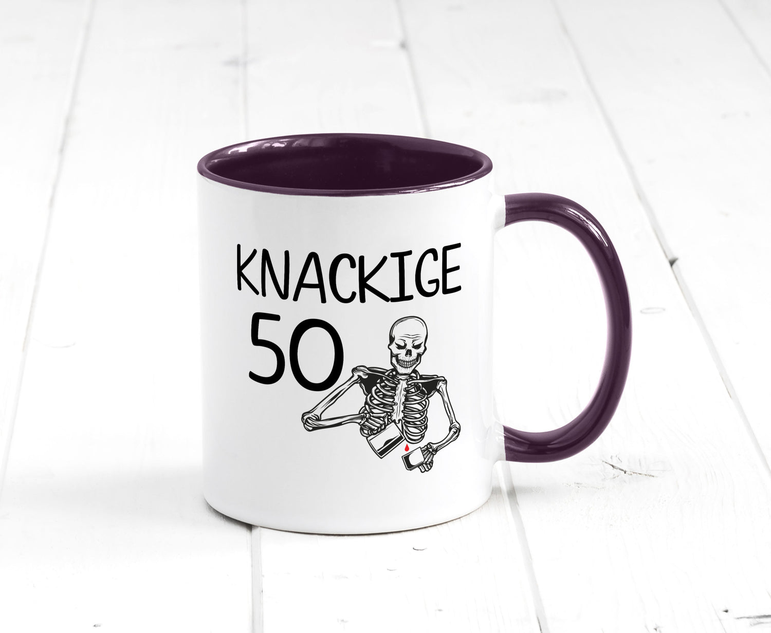 50. Geburtstag | Alt Knackig und Geschenk Geschenkidee lustiger Spruch Tasse