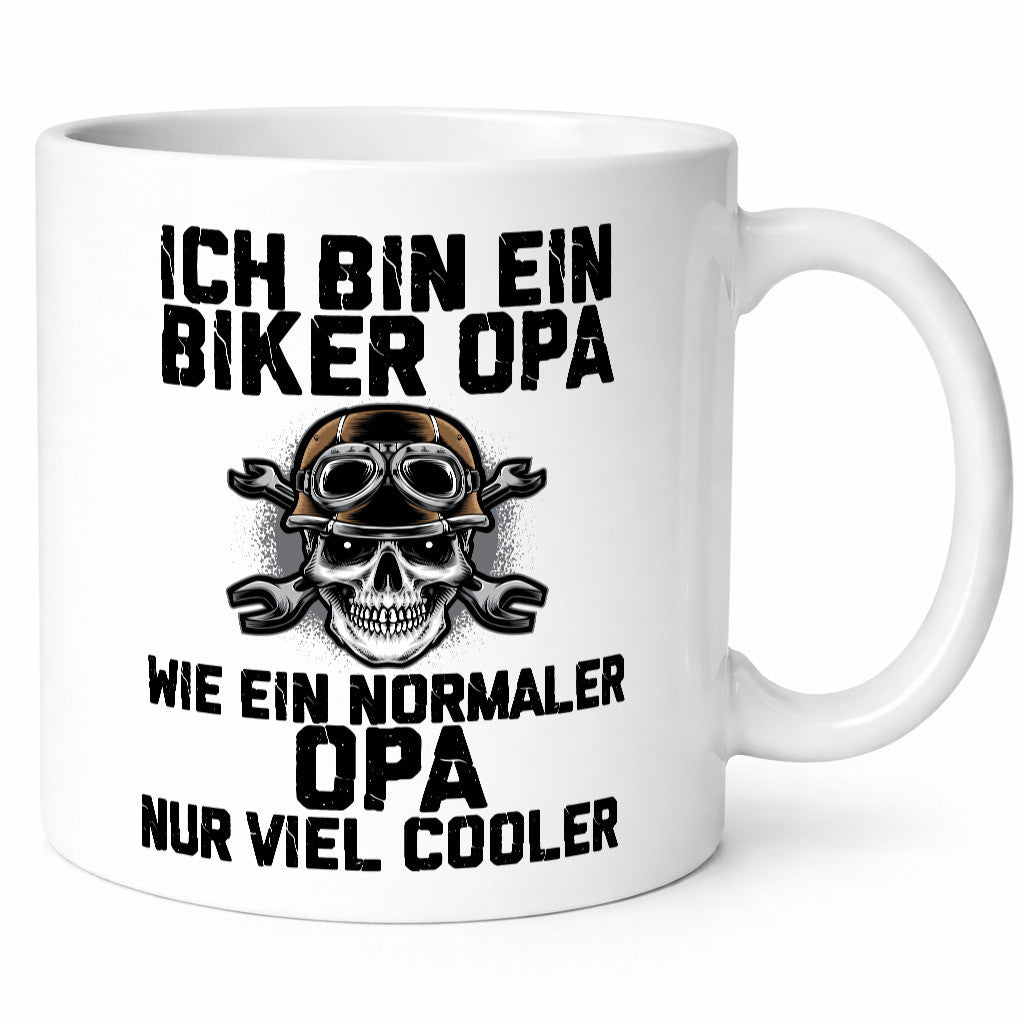 Biker Opa, wie normal, aber cooler | Motorradbrille Geschenk Familie