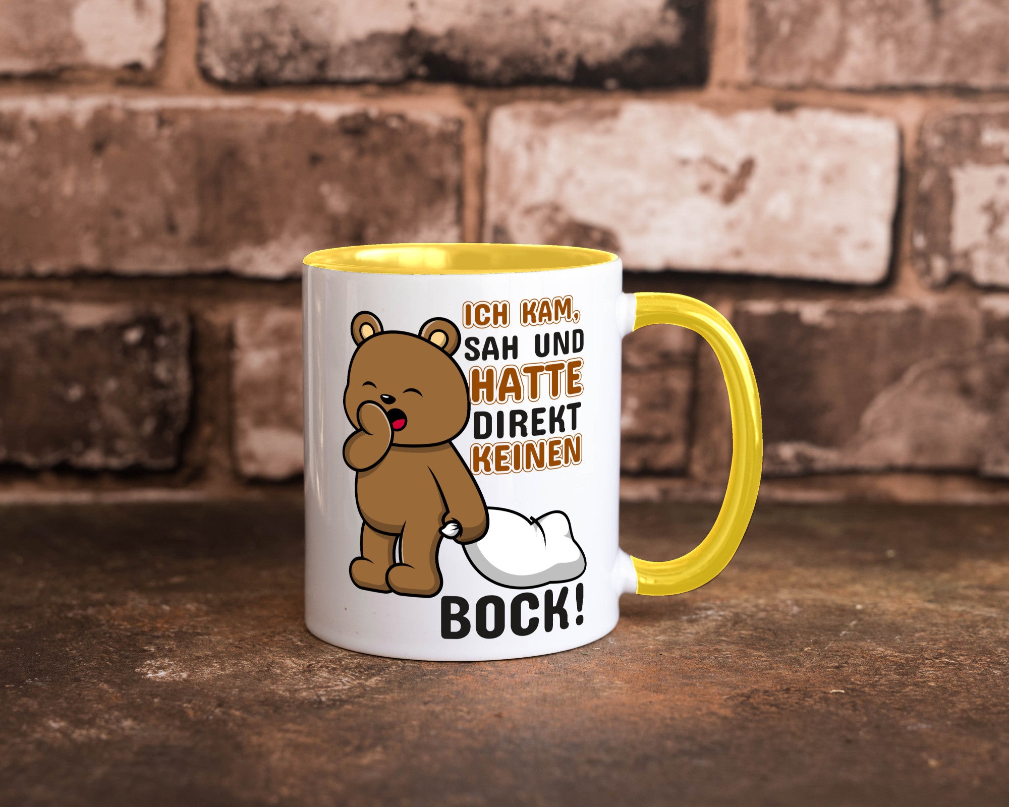 Direkt keinen Bock! | Büro Faultier Morgenmuffel Geschenk Arbeit Kollegen