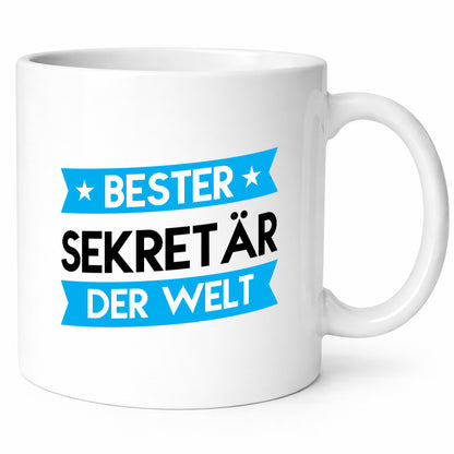 Bester Sekretär | Büro Geschenkidee Arbeit Kollegen Humor Tasse