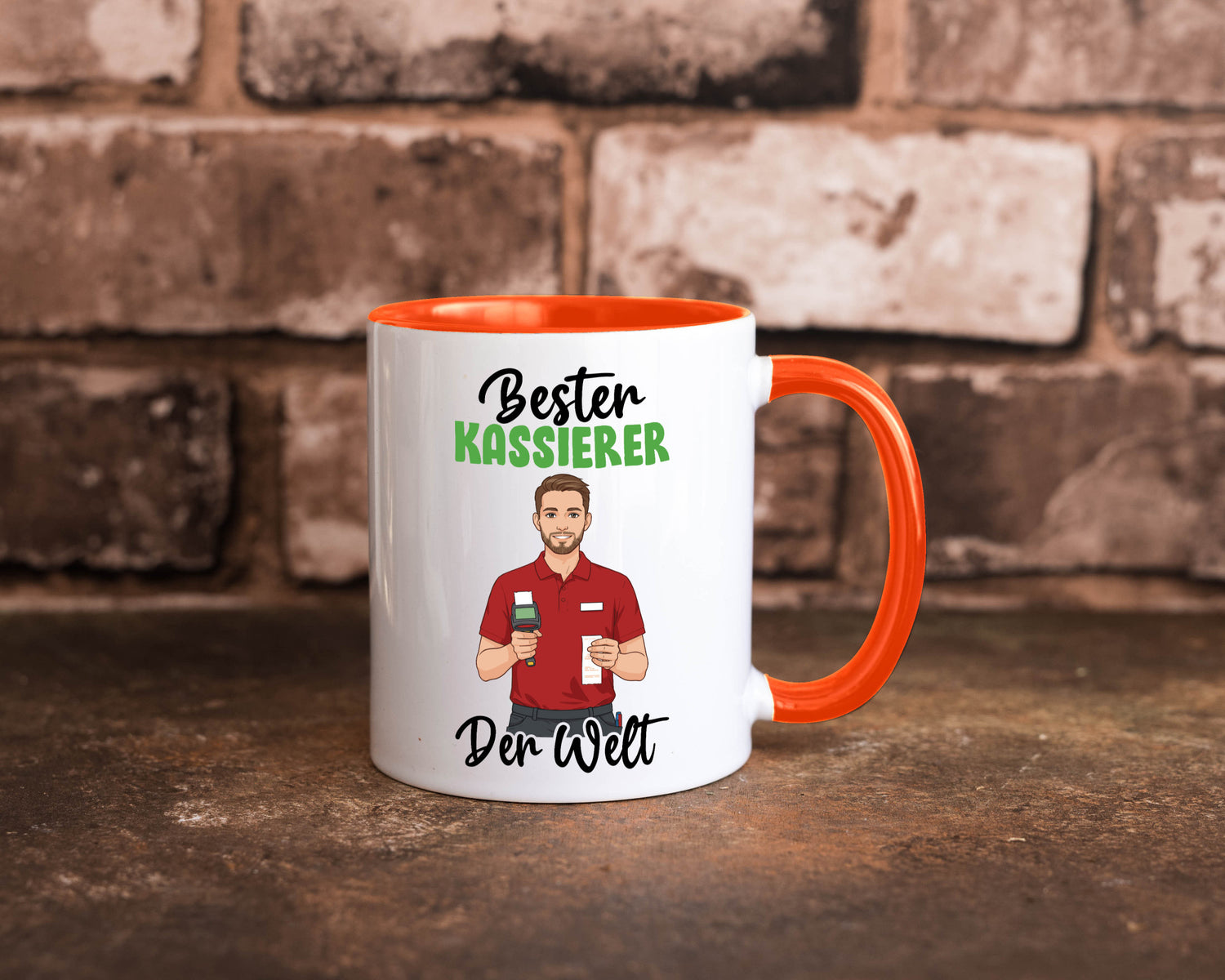 Bester Kassierer v2 Geschenkidee Humor Tasse