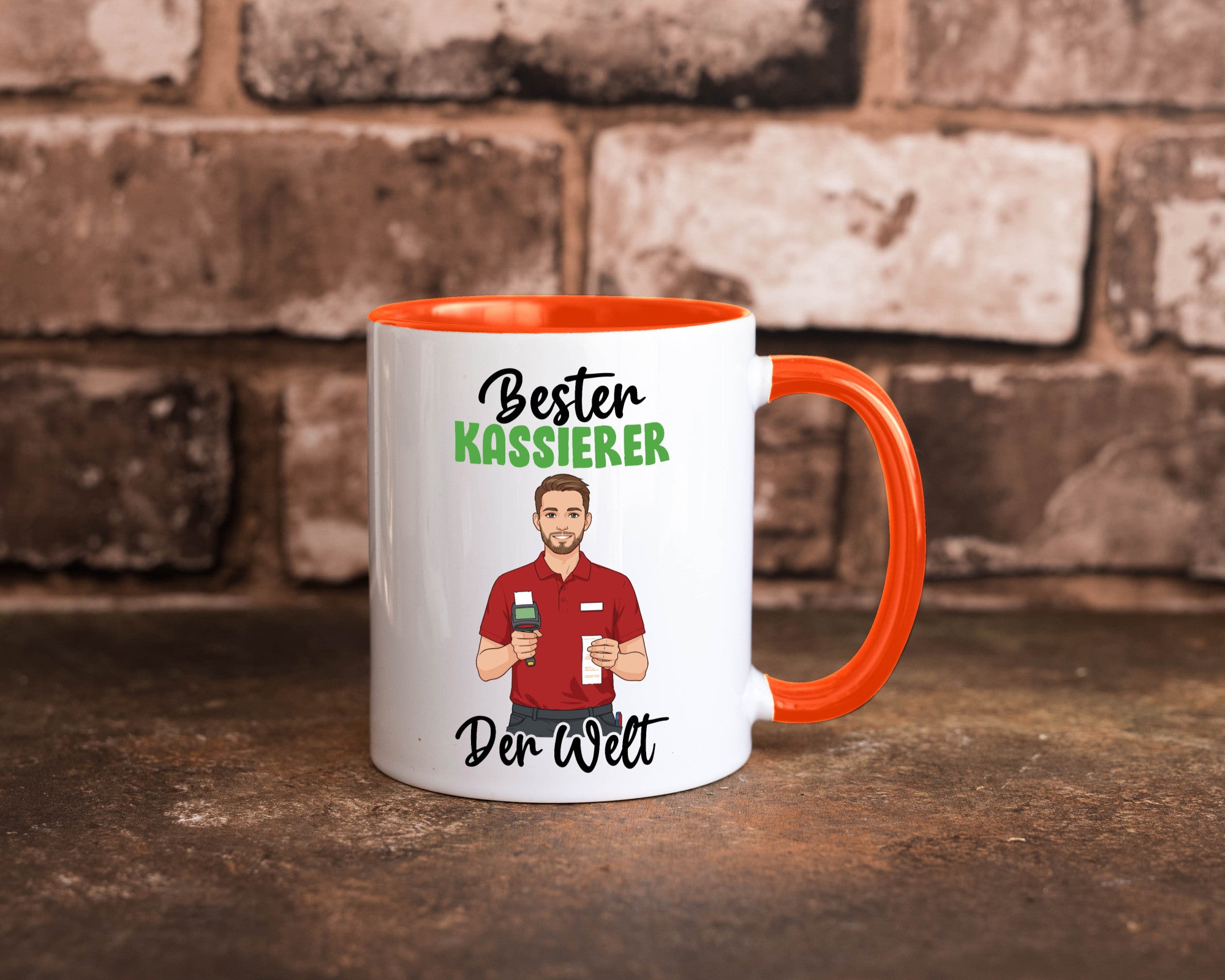 Bester Kassierer v2 Geschenkidee Humor Tasse