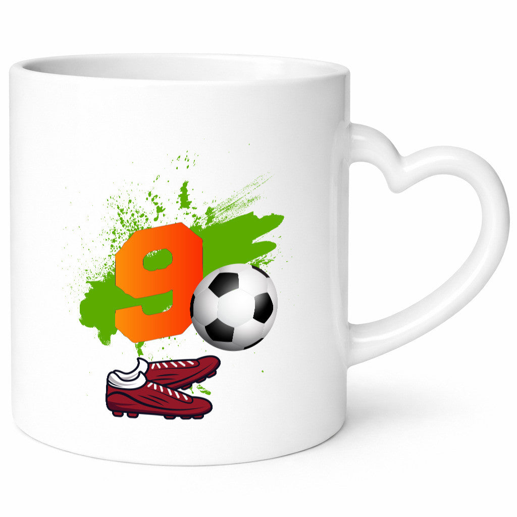 9. Geburtstag | Jungen Fußball Fußballspieler Geschenkidee Humor Tasse