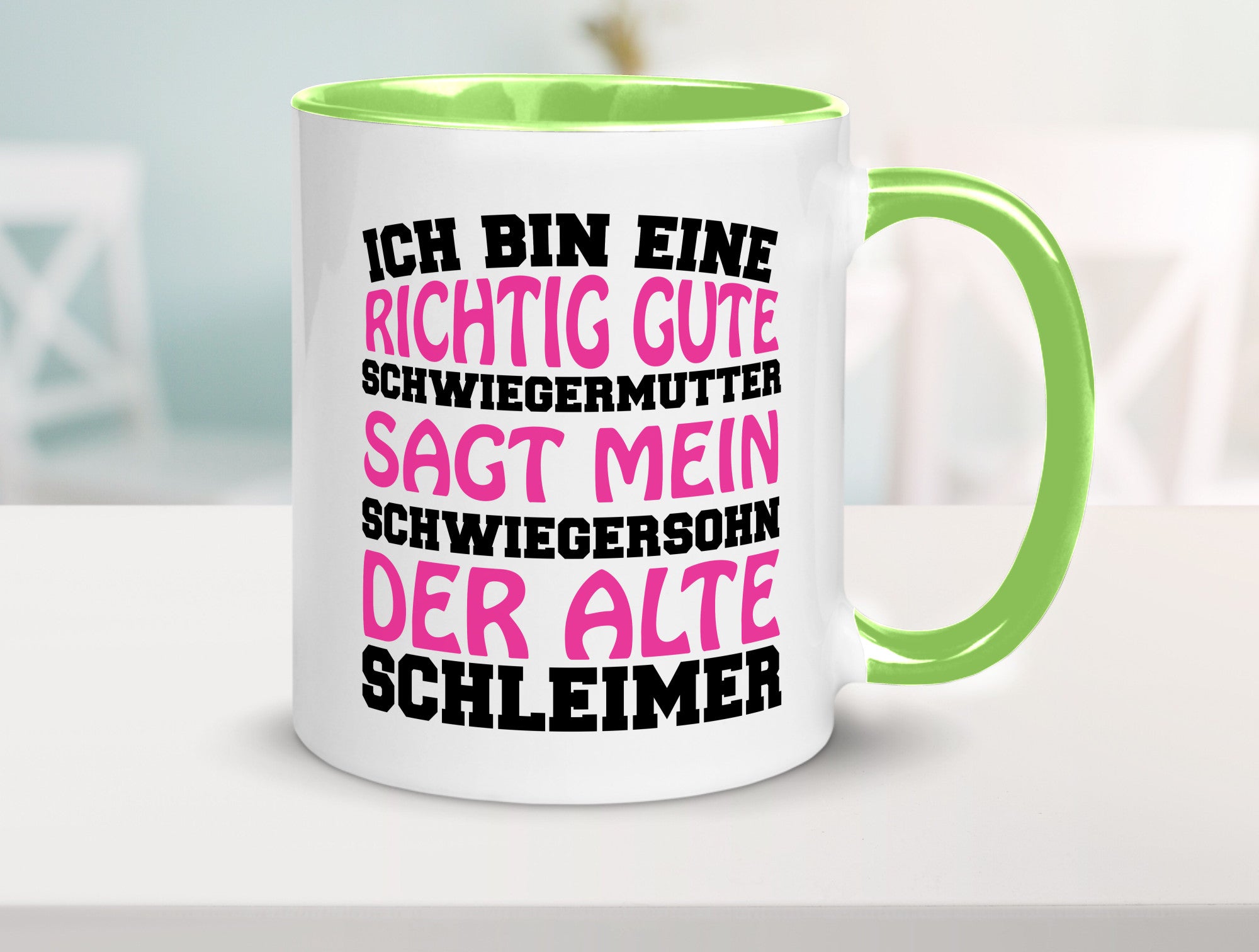 Gute Schwiegermutter lustig Familie Geschenkidee Geschenk Tasse