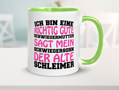 Gute Schwiegermutter lustig Familie Geschenkidee Geschenk Tasse
