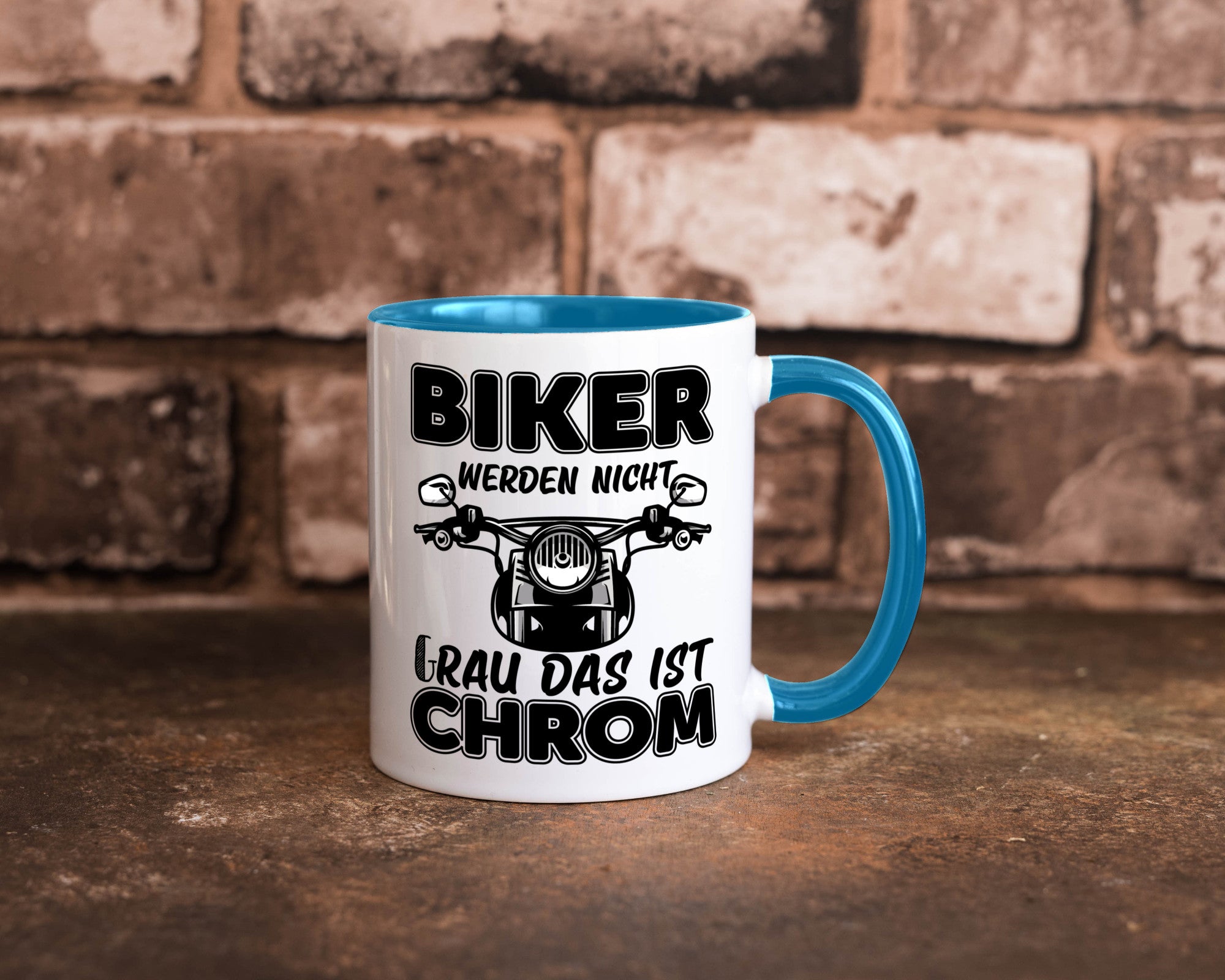 Biker werden nicht grau | Motorrradfahrer Tasse Humor Geschenkidee