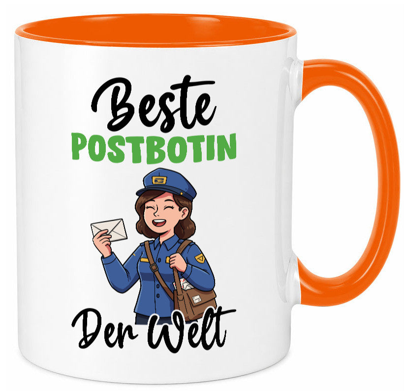 Beste Postbotin | Beruf Post Briefträger v2 lustig Arbeit Kollegen Büro