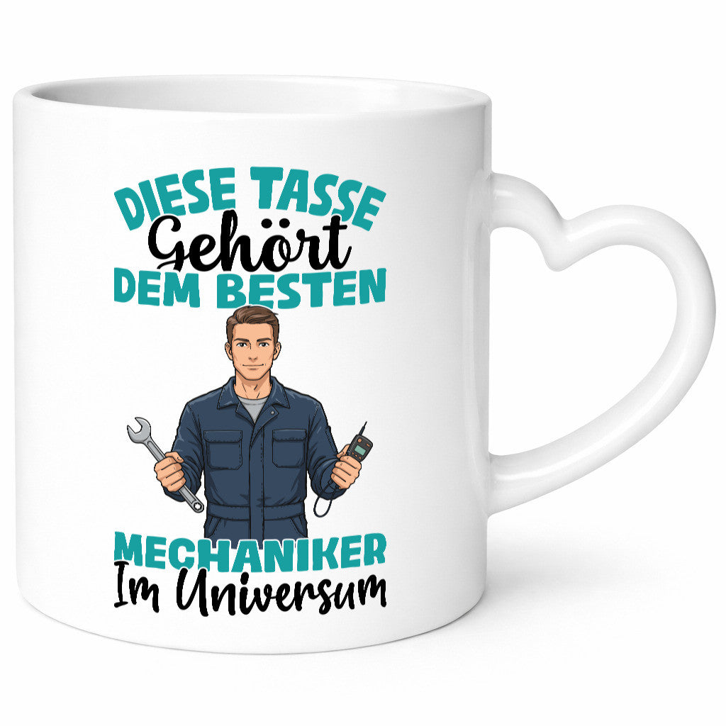 Im Universum: Mechaniker | KFZ Werkstatt lustiger Spruch Geschenk Humor
