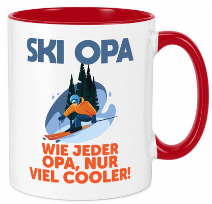 Ski Opa, normal, nur cooler | Skifahrer Bäume Schnee Geschenkidee Familie Humor