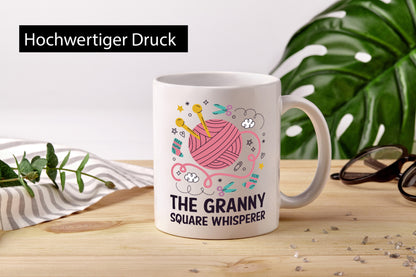 The Granny Square Whisperer | Socken Schere, lustiger Spruch Geschenk Humor